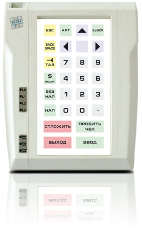 Защищенная клавиатура LPOS-II-032P серого цвета